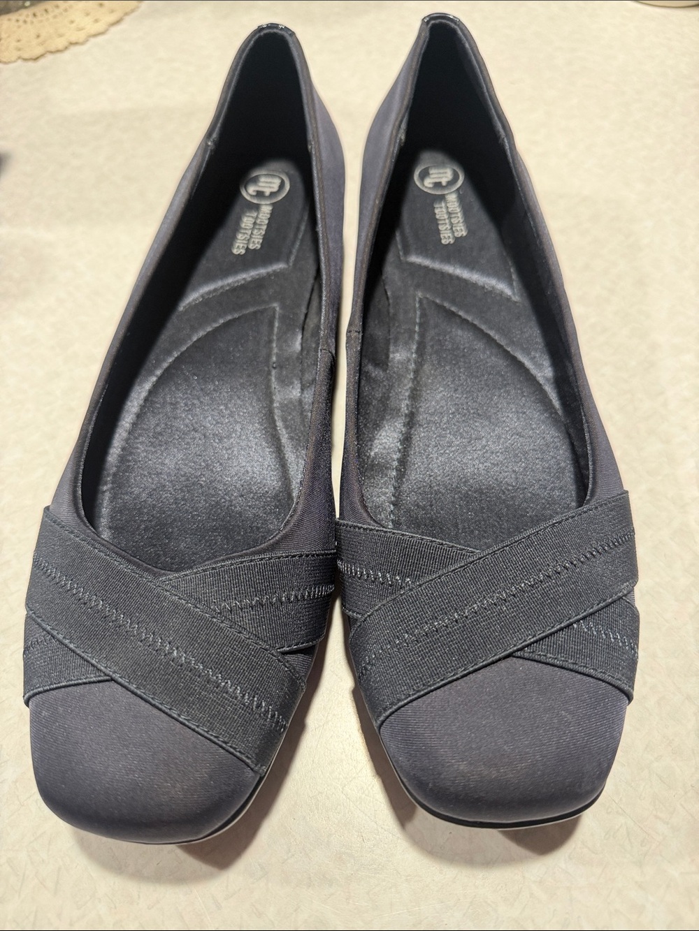 Mootsies Tootsies blue flats slip ons size 10 M never worn